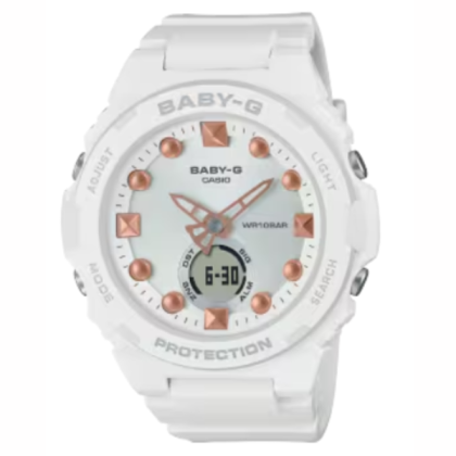 Casio Baby-G BGA-320-7A2 White Resin Band Women Sports Watch